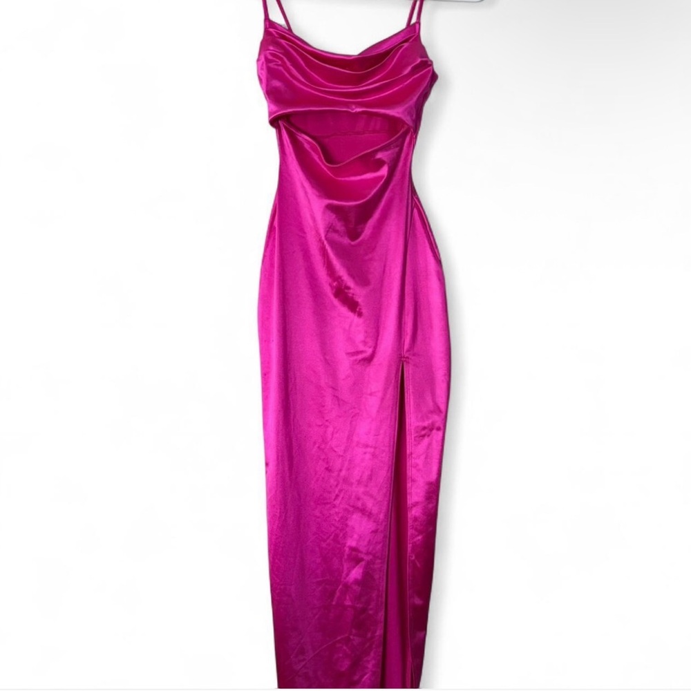 pink formal dress